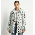 Oversized Leopard Print Faux Fur Long Toka Coat Women Thick Warm Plush Outwear
