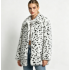 Oversized Leopard Print Faux Fur Long Toka Coat Women Thick Warm Plush Outwear