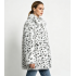 Oversized Leopard Print Faux Fur Long Toka Coat Women Thick Warm Plush Outwear