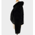 Short Rhinestone Button Faux Rabbit Fur Coat Women Slim Luxury Commuter Winter Jacket