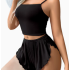 Ribbed Cami Shorts Pajama Set Women, Sexy Outdoor Loungewear Two Piece Suit